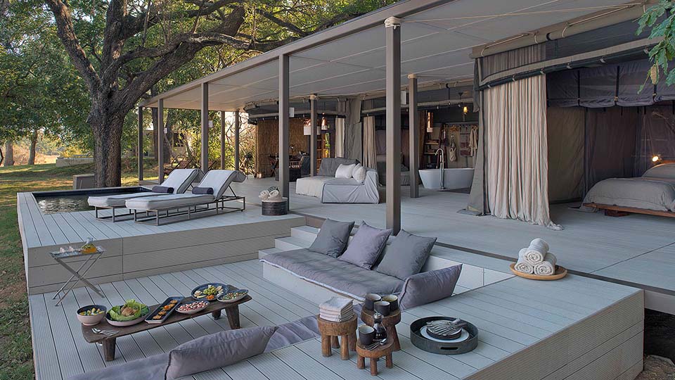 Bring your family and stay in a Luxury 2 bedroom tent at Chinzombo, South Luangwa, Zambia