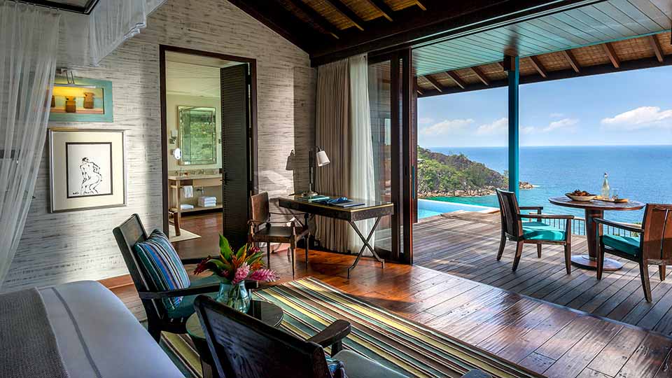 Amazing suite views at Four Seasons Mahe Seychelles